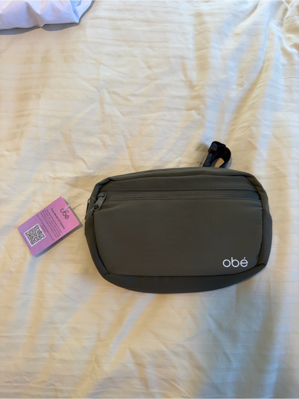 OBÉ Waist Pack Belt Bag Gray NWT Crossbody Travel Festival Bag